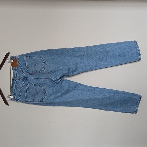 Levi's Premium 70s High Slim Straight Light Wash Blue Jeans Size 30 - Picture 7 of 10
